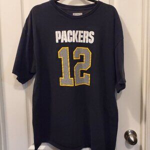 🏈Greenbay Packers GOAT Aaron Rogers #12 T-shirt - 2XL